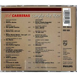 Carreras Jose CD Simply the best  kansi EX levy EX Käytetty CD