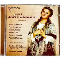 Mikaeli Kammarkör CD Donizetti: Linda di Chamounix - Highlights  kansi EX levy EX Käytetty CD