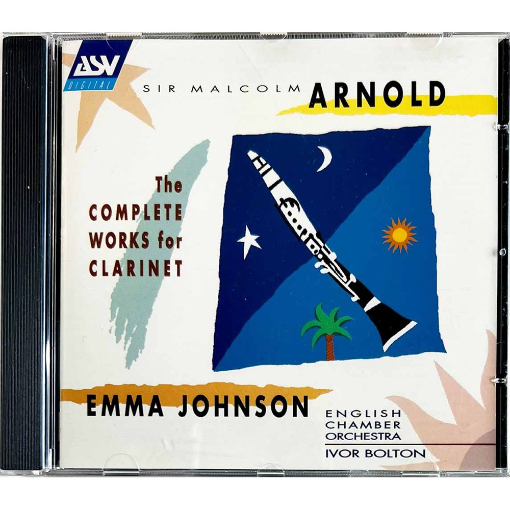 Sir Malcolm Arnold, Emma Johnson CD The Complete Works For Clarinet  kansi EX levy EX Käytetty CD