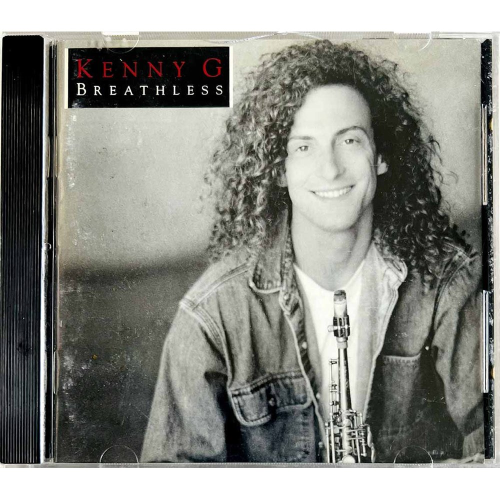 Kenny G CD Breathless  kansi EX levy VG+ Käytetty CD