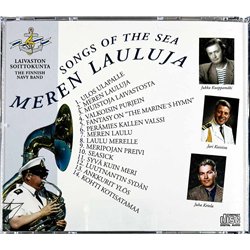 Laivaston Soittokunta CD Meren lauluja  kansi EX levy EX Käytetty CD