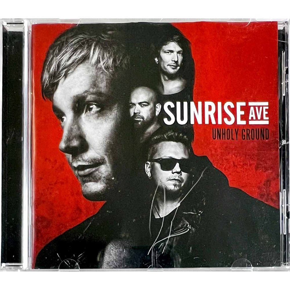 Sunrise Ave CD Unholy Ground  kansi EX levy EX Käytetty CD
