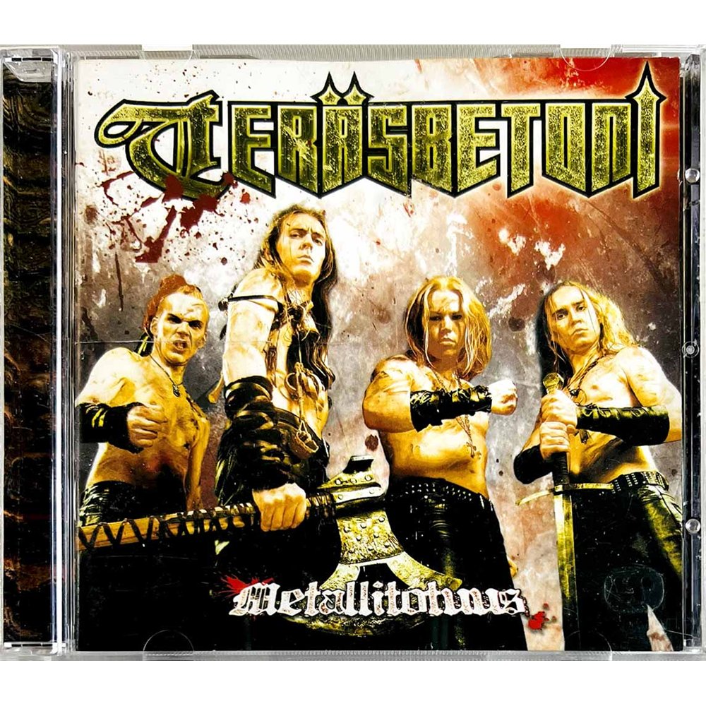 Teräsbetoni CD Metallitotuus  kansi EX levy VG Käytetty CD
