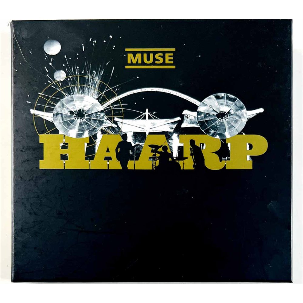 Muse CD HAARP CD + DVD  kansi EX levy VG+ Käytetty CD