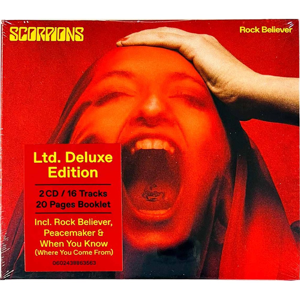 Scorpions uusi CD Rock Believer, digipak 2CD uusi CD