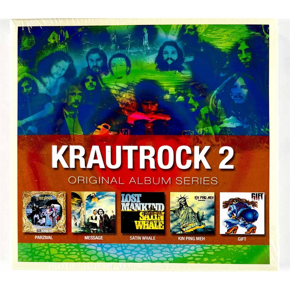 Parzival, Message, Satin Whale, Kin Ping Meh, Gift uusi CD Krautrock 2 5CD uusi CD