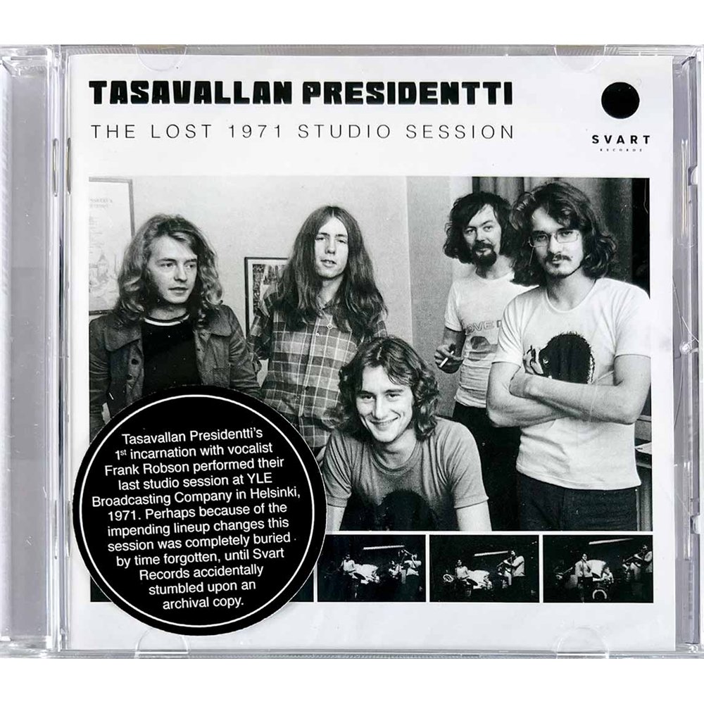 Tasavallan Presidentti uusi CD The Lost 1971 Studio Session uusi CD