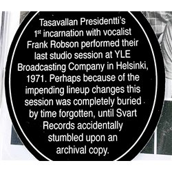 Tasavallan Presidentti uusi CD The Lost 1971 Studio Session uusi CD