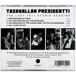 Tasavallan Presidentti uusi CD The Lost 1971 Studio Session uusi CD
