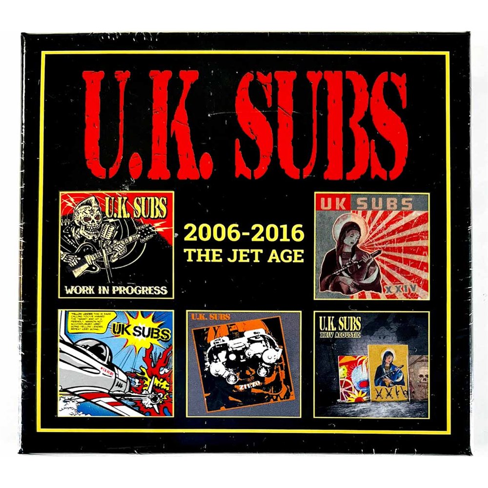 UK Subs uusi CD 2006-2016 the jet age 5CD uusi CD