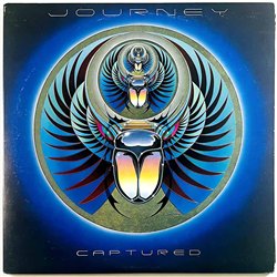 Journey LP Captured 2LP  kansi VG+ levy EX Käytetty LP