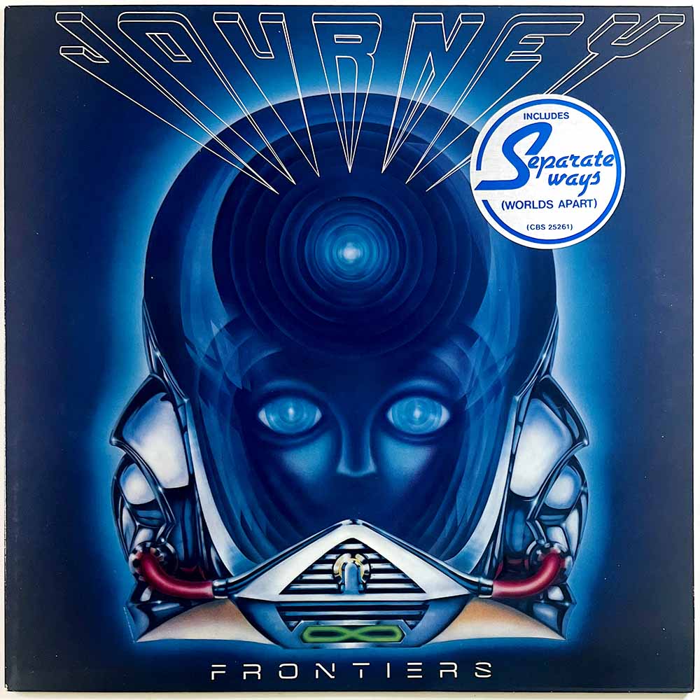 Journey LP Frontiers  kansi EX levy EX Käytetty LP