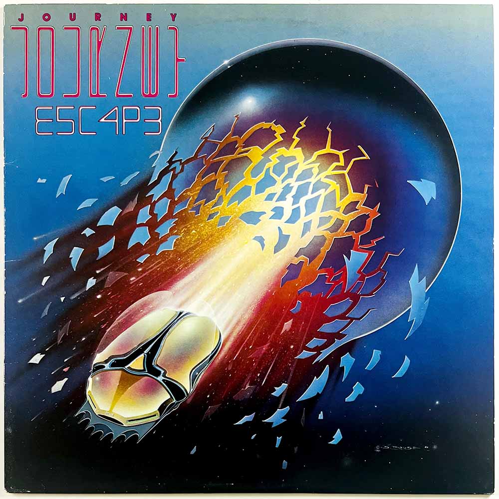 Journey LP Escape  kansi VG+ levy EX Käytetty LP