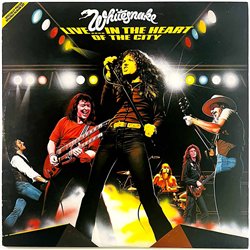 Whitesnake LP Live....in the heart of the city 2LP  kansi EX- levy EX Käytetty LP