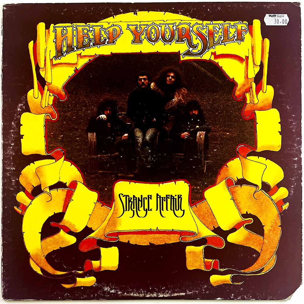 Help Yourself LP Strange affair  kansi VG- levy EX- Käytetty LP