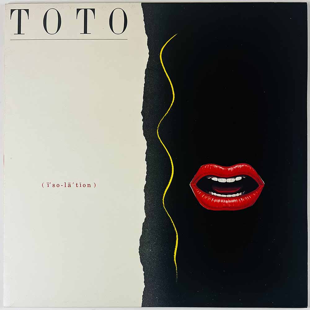 Toto LP Isolation  kansi EX levy EX Käytetty LP