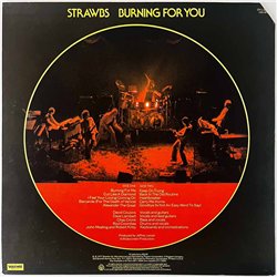 Strawbs LP Burning for you  kansi EX levy EX Käytetty LP