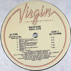 Magazine 1978 VI 2100 Real Life Begagnat LP