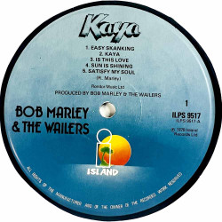 Bob Marley & The Wailers 1978 ILPS 9517 Kaya Begagnat LP