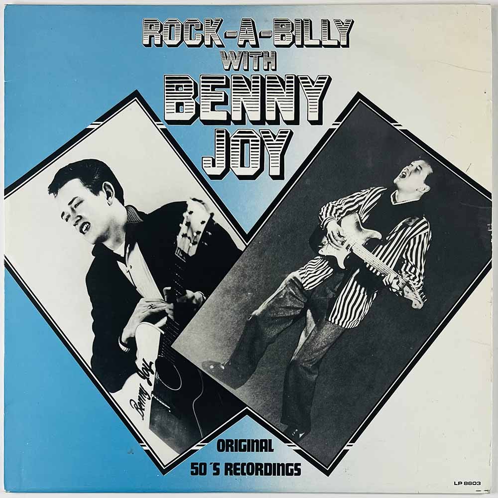 Benny Joy LP Rock-A-Billy With Benny Joy  kansi G+ levy EX Käytetty LP