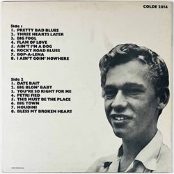 Self Ronnie LP Ronnie Self  kansi VG+ levy EX Käytetty LP