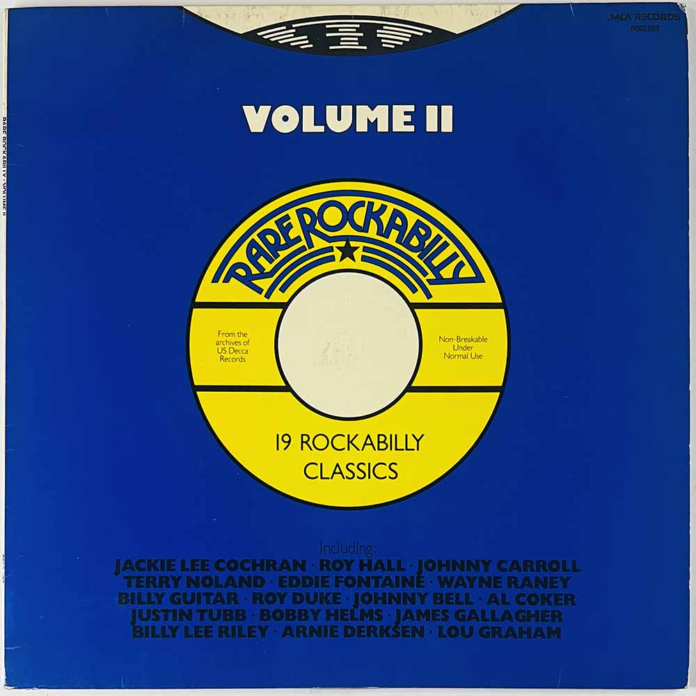 Jackie Lee Cochran, Roy Hall, Terry Noland LP Rare Rockabilly volume II  kansi VG+ levy VG+ Käytetty LP