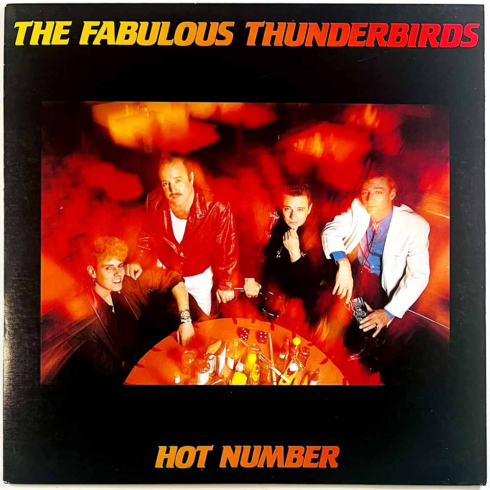 Fabulous Thunderbirds LP Hot number  kansi EX levy EX Käytetty LP