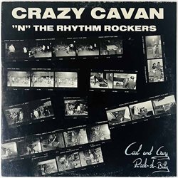 Crazy Cavan "N" The Rhythm Rockers LP Cool and Crazy Rock-A-Billy  kansi VG+ levy EX Käytetty LP