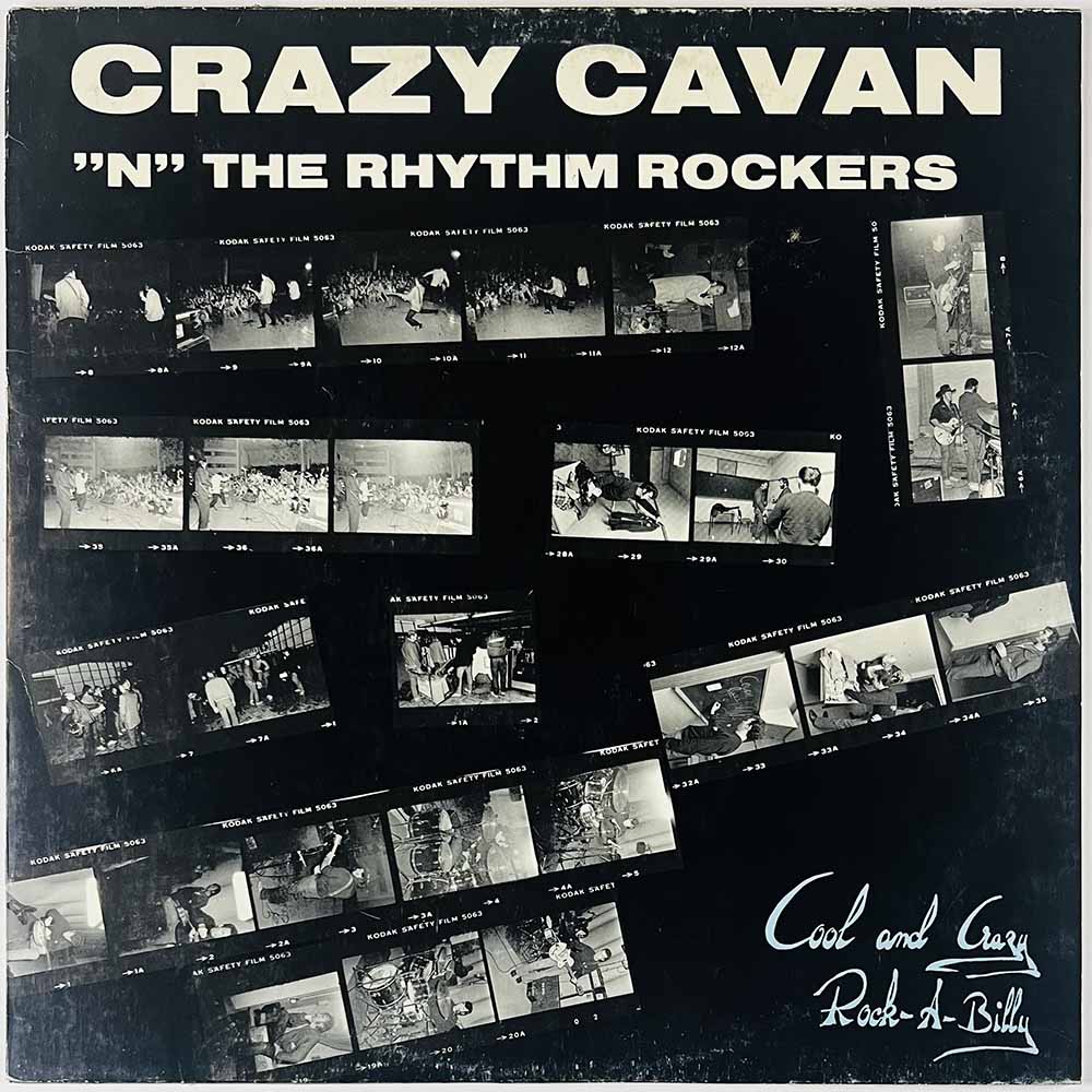 Crazy Cavan "N" The Rhythm Rockers LP Cool and Crazy Rock-A-Billy  kansi VG+ levy EX Käytetty LP