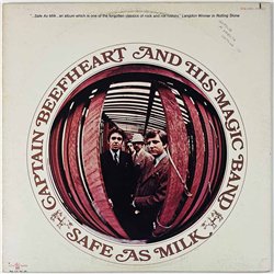 Captain Beefheart And His Magic Band LP Safe As Milk  kansi VG levy EX- Käytetty LP