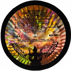 Captain Beefheart And His Magic Band LP Safe As Milk  kansi VG levy EX- Käytetty LP
