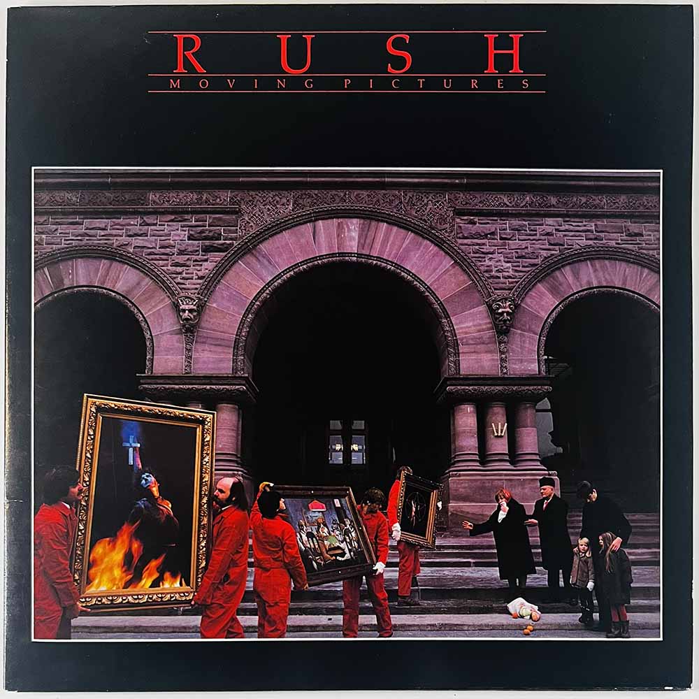 Rush LP Moving Pictures  kansi EX- levy EX Käytetty LP