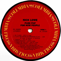 Lowe Nick 1978 PC 35329 Pure pop for now people Begagnat LP
