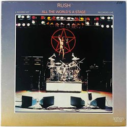 Rush LP All the world’s a stage 2LP  kansi VG+ levy EX Käytetty LP