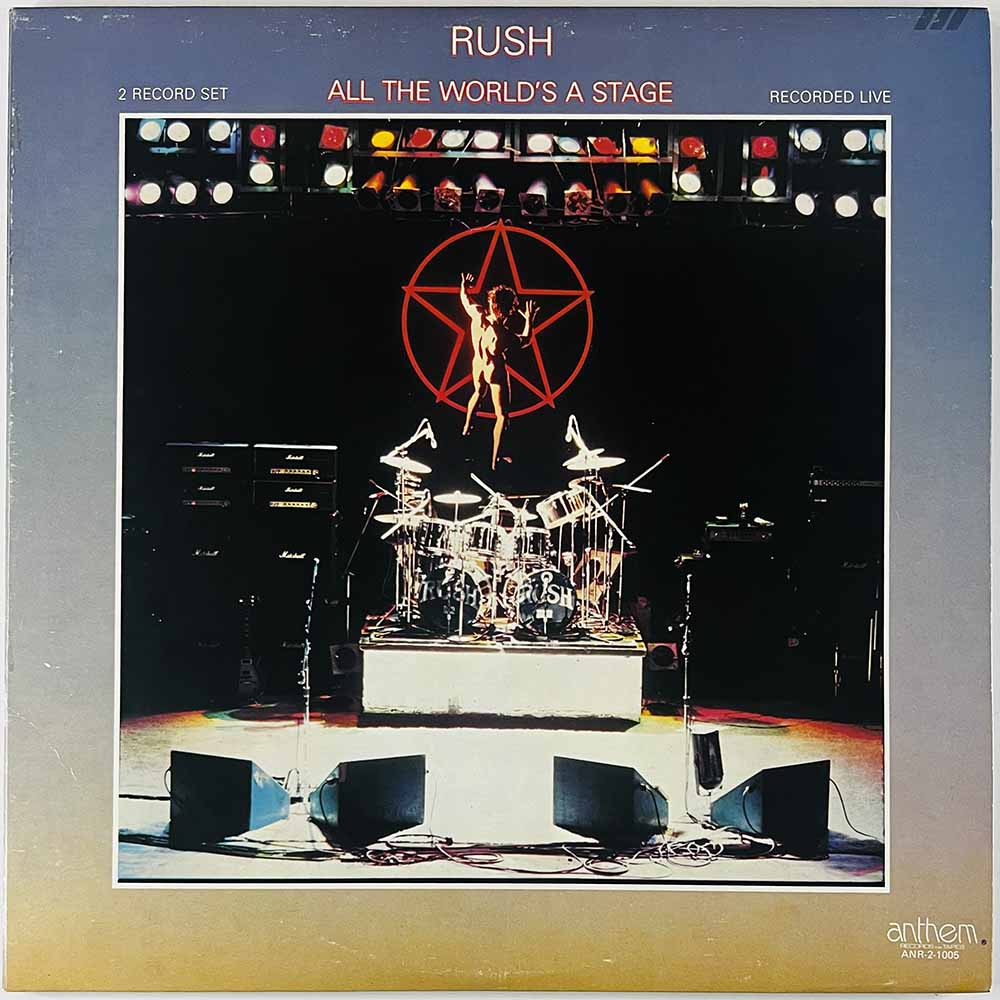 Rush LP All the world’s a stage 2LP  kansi VG+ levy EX Käytetty LP