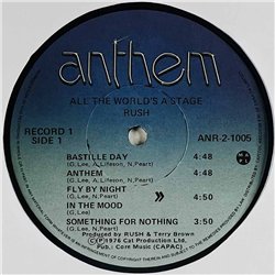 Rush LP All the world’s a stage 2LP  kansi VG+ levy EX Käytetty LP