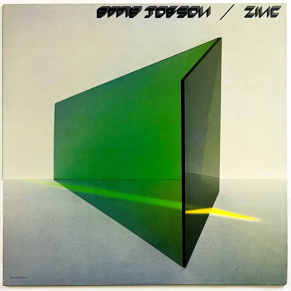 Eddie Jobson / Zinc LP The Green Album  kansi EX levy EX Käytetty LP
