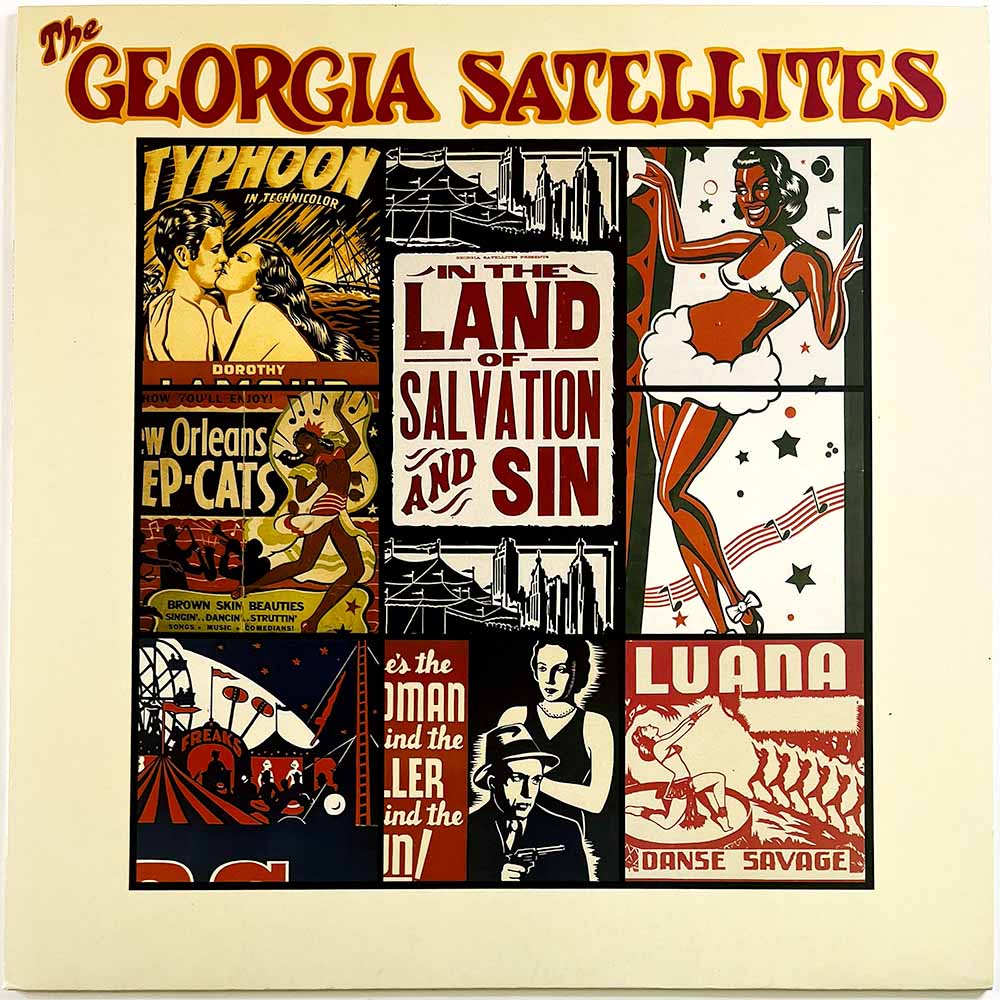 Georgia Satellites LP In The Land Of Salvation And Sin  kansi EX levy EX Käytetty LP