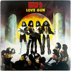 Kiss 1977 NBLP 7057 Love gun Begagnat LP