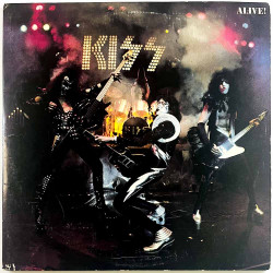 Kiss 1975 NBLP 7020 Alive 2LP Begagnat LP