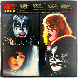 Kiss 1977 NBLP 7076 Alive II 2LP Begagnat LP