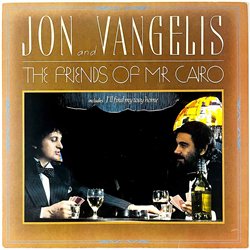 Jon & Vangelis LP The friends of mt. Cairo  kansi EX levy EX Käytetty LP