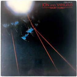 Jon & Vangelis LP Short Stories  kansi EX levy EX Käytetty LP