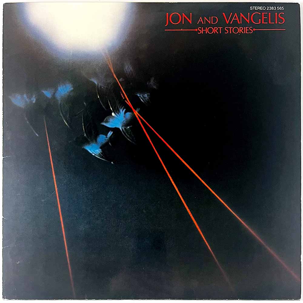 Jon & Vangelis LP Short Stories  kansi EX levy EX Käytetty LP