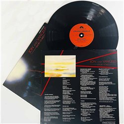 Jon & Vangelis LP Short Stories  kansi EX levy EX Käytetty LP