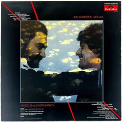 Jon & Vangelis LP Short Stories  kansi EX levy EX Käytetty LP