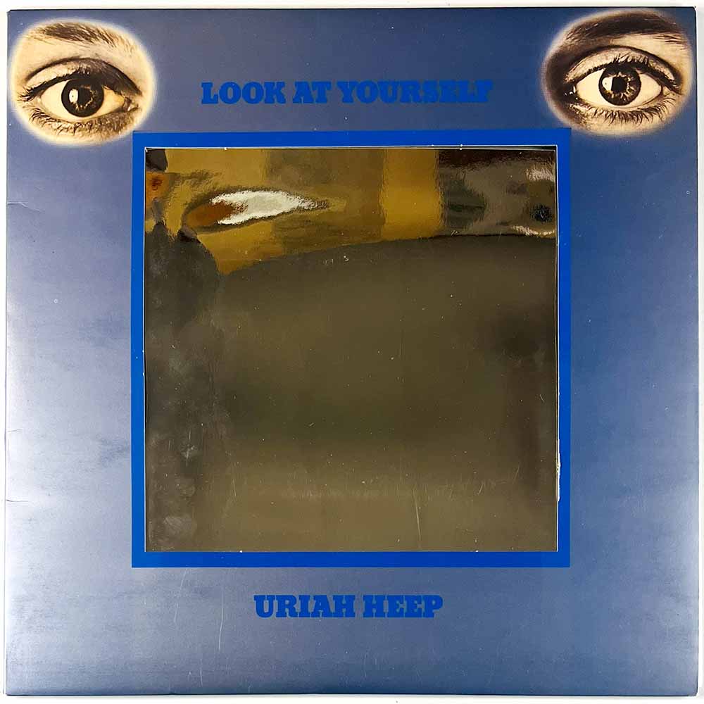 Uriah Heep LP Look at yourself  kansi EX- levy EX Käytetty LP