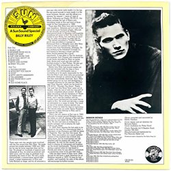 Riley Billy LP Sun Sound Special  kansi VG+ levy EX Käytetty LP