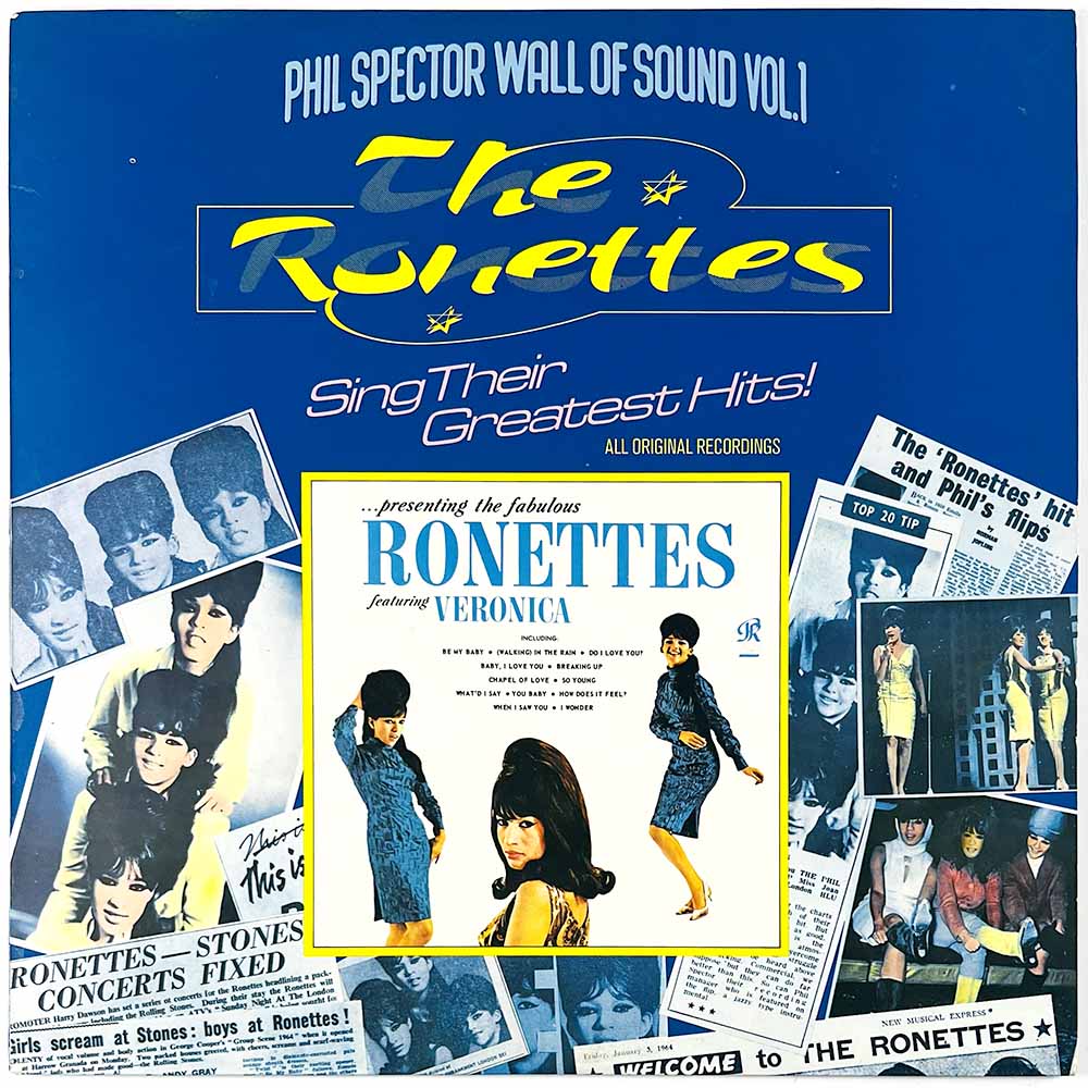 Ronettes LP Phil Spector wall of sound vol.1  kansi VG+ levy EX Käytetty LP