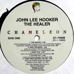 Hooker John Lee 1989 D1-74808 The Healer Begagnat LP